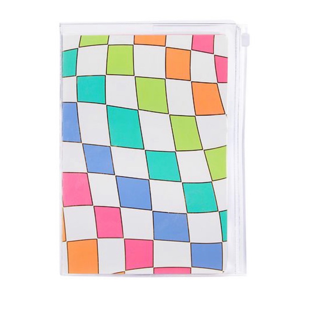 Modern Expressions Poly Sleeve 240 Page Lined Journal w/ Zippered Sleeve NWT